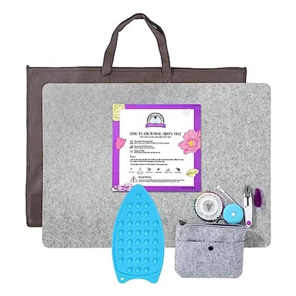 Rdutuok Alfombrilla de lana de 24.0 x 16.0 in para_1