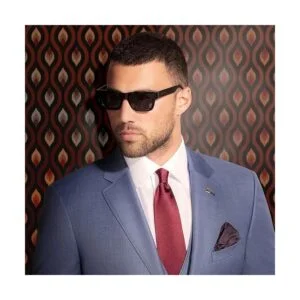 Foster Grant Lentes de sol de los años 60 negro 2.126_3