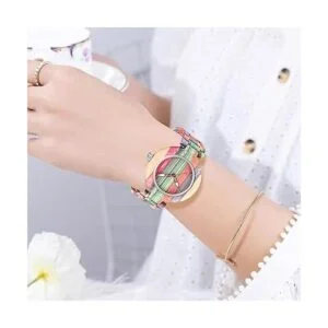 Relojes de madera analógica de cuarzo analógico de madera_6