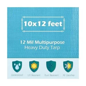 Juego de lona resistente de 10 x 12 pies impermeable_2