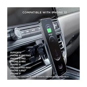 Satechi Cargador magnético inalámbrico para automóvil_6