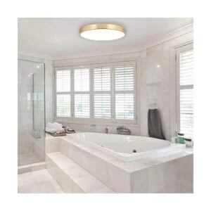 SOTTAE Lámpara de techo LED de montaje empotrado de oro_7