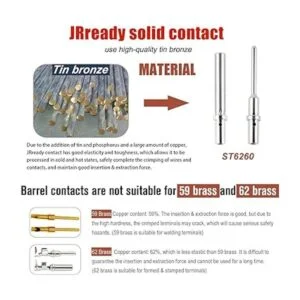 JRready ST6260 DTM Series Kit de terminales de barril_3