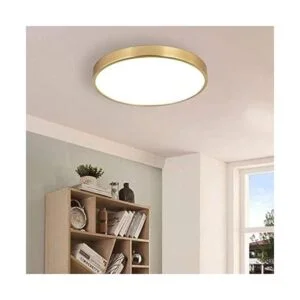 SOTTAE Lámpara de techo LED de montaje empotrado de oro_6