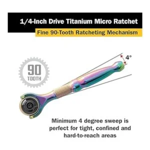 Titan Micro trinquete 11326 14 pulgadas cabeza_6