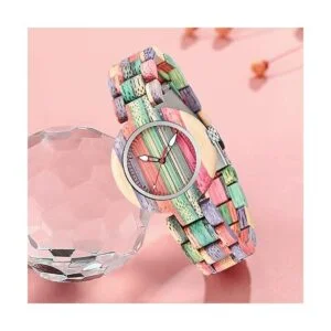 Relojes de madera analógica de cuarzo analógico de madera_2