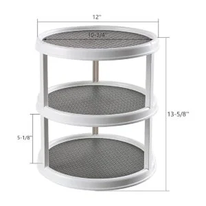 Yesland Mesa giratoria de 3 niveles Lazy Susan_3