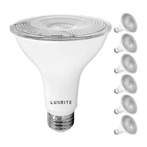 Luxrite Juego de 6 bombillas LED PAR30 equivalente a 75_1
