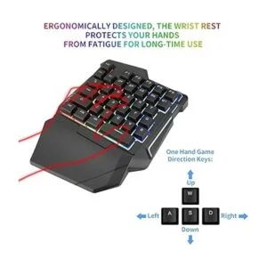 Laelr Combo de teclado y mouse para juegos con una sola_3