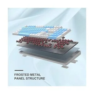 Teclado mecánico para juegos 104 teclas teclados_5