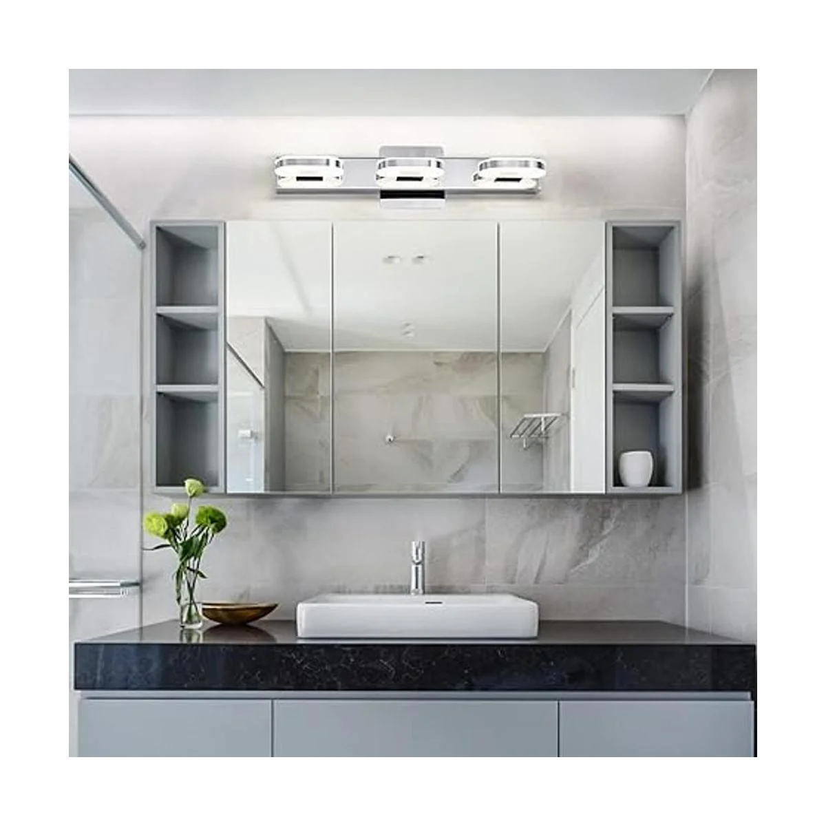 Moderna luz LED de tocador de 3 luces para baño lámpara_6