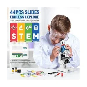 Kit de 58 piezas de microscopio para niños 57 812_2