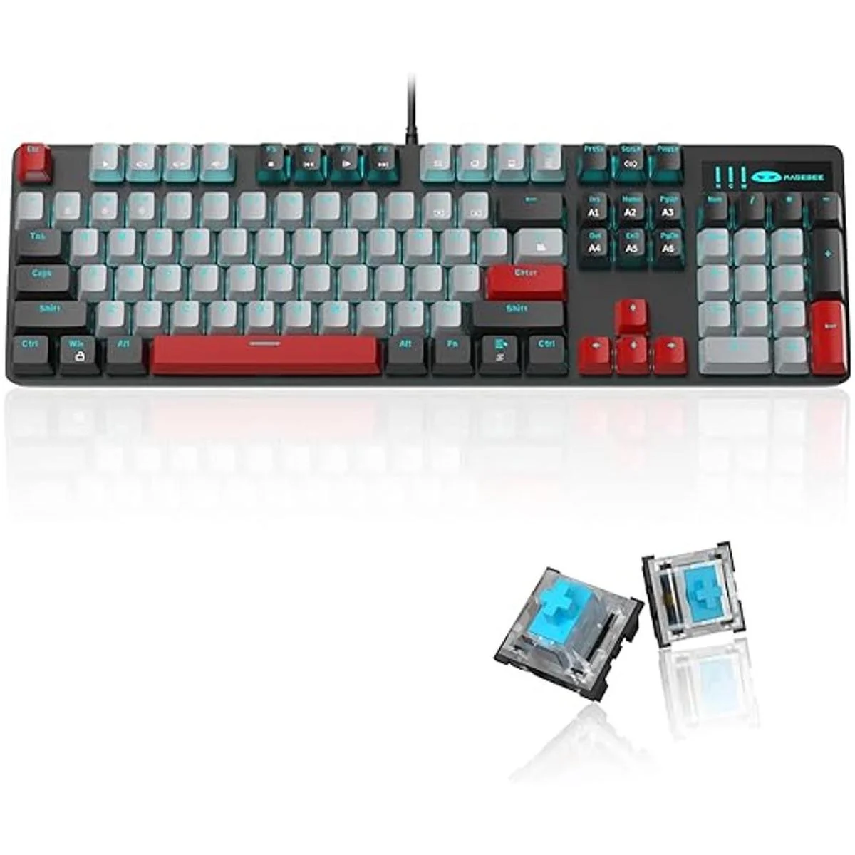 MageGee Teclado mecánico para juegos teclado_1