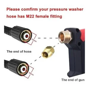 Tool Daily Pistola de lavado a presión con varilla de_3