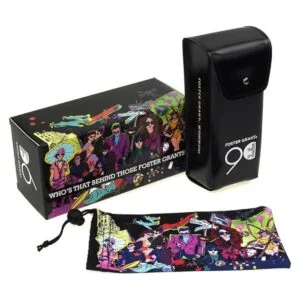 Foster Grant Lentes de sol de los años 60 negro 2.126_4