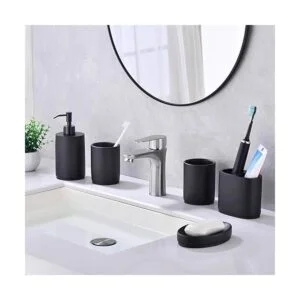 ZEXZEN Juego de accesorios de baño 5 piezas juego de_2