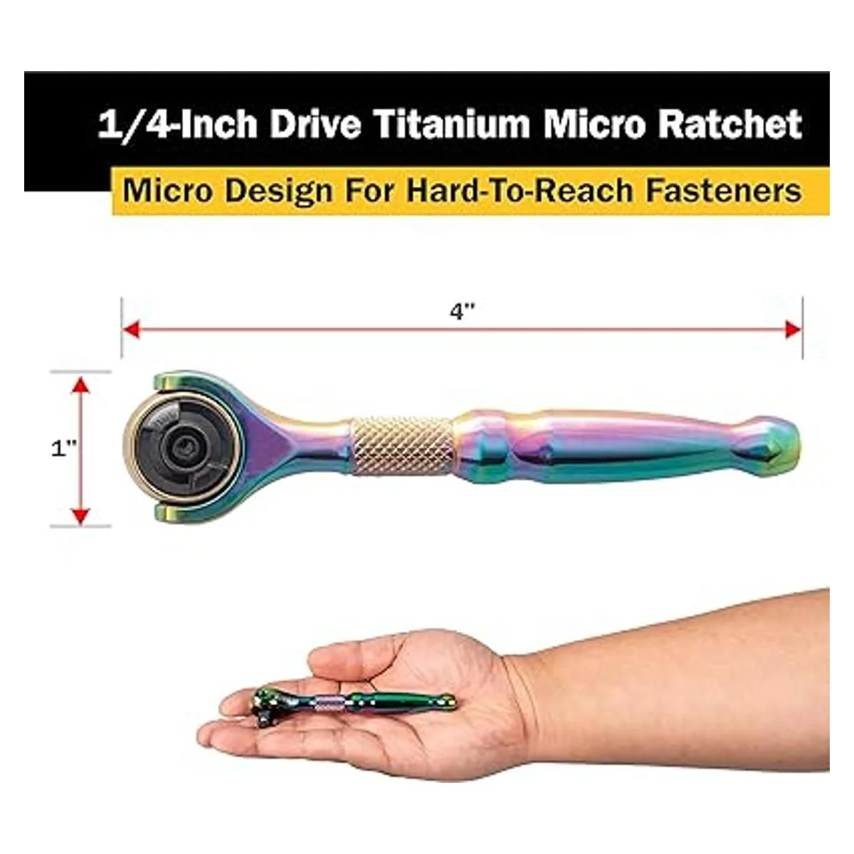 Titan Micro trinquete 11326 14 pulgadas cabeza_4