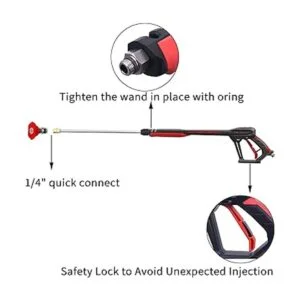 Tool Daily Pistola de lavado a presión con varilla de_4