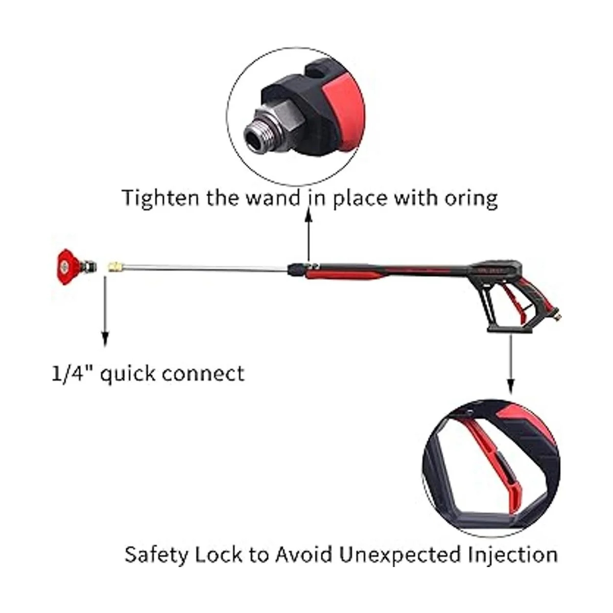 Tool Daily Pistola de lavado a presión con varilla de_4
