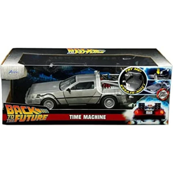 BTTF Máquina de tiempo parte I con luz 124 vehículo_1