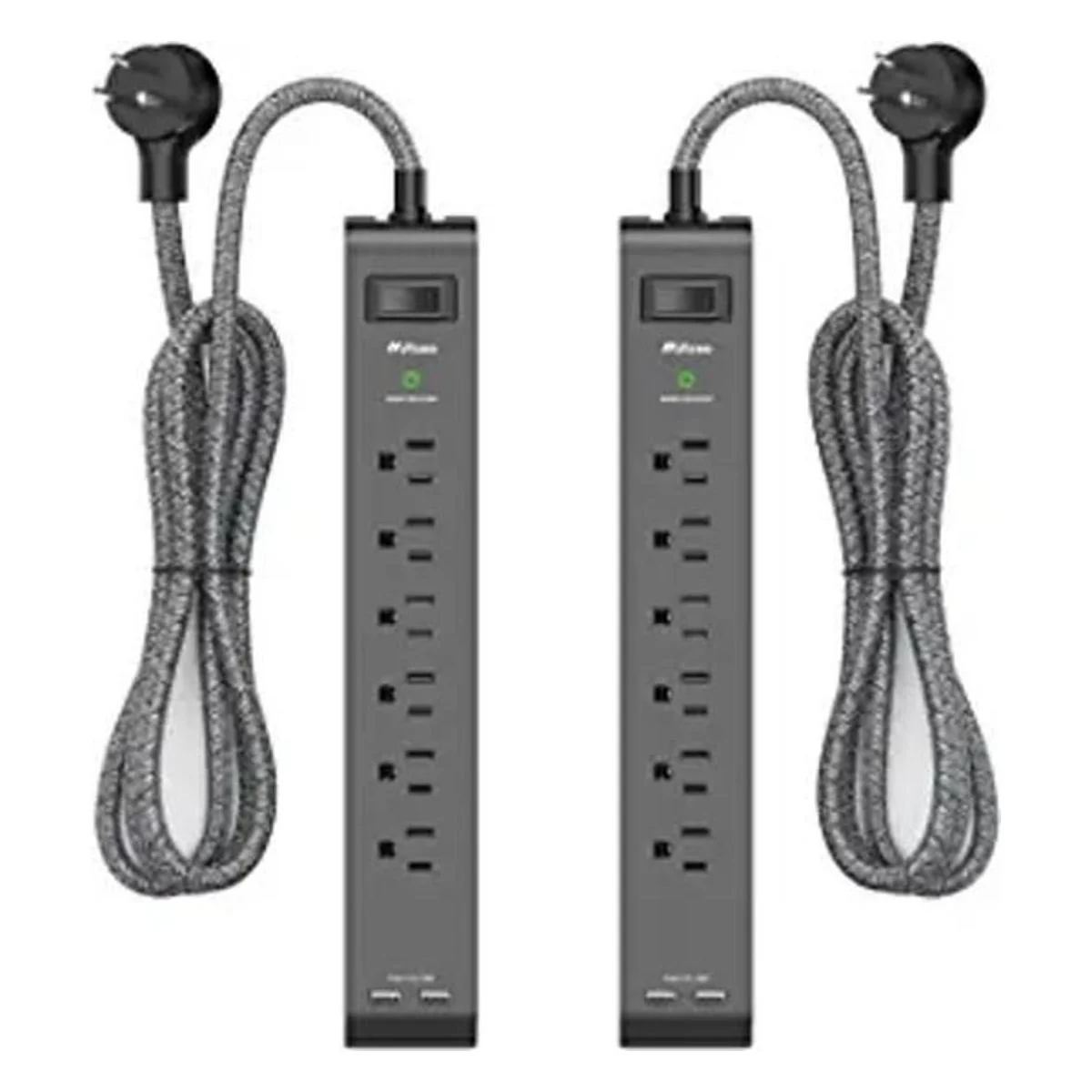 Protector contra sobretensiones de 12 pies de largo con 6_1