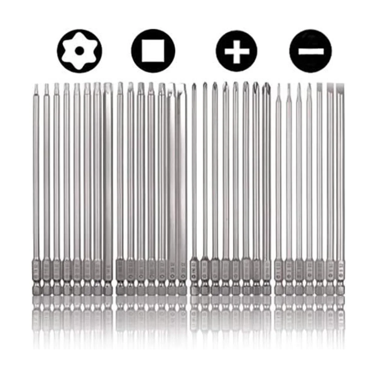 Rocaris Paquete de 30 puntas de destornillador magnéticas_1