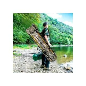 Allnice Bolsa organizadora de lona duradera para caña de_4