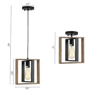 9MMML Iluminación colgante industrial pequeña lámpara_3