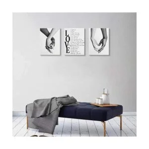 Arte de pared en lienzo para dormitorio decoración de_6