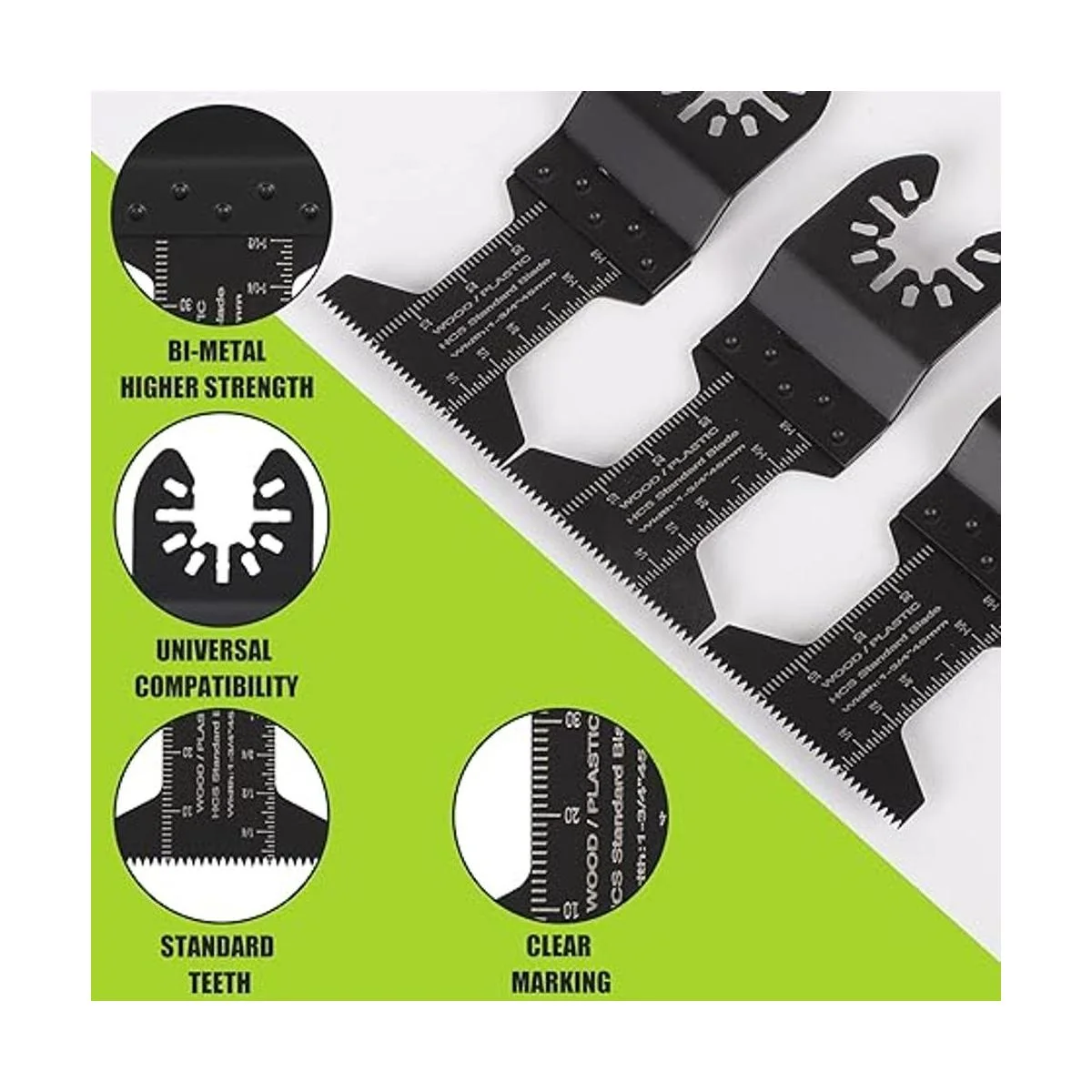 COMOWARE 55 cuchillas de sierra oscilantes cuchillas de_3
