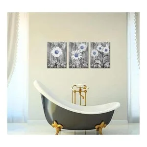Zlove 3 piezas baño imagen decoración de pared rústica_3