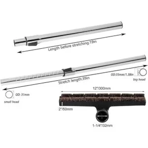 Eagles Cepillo de suelo de madera dura con varillas de_2