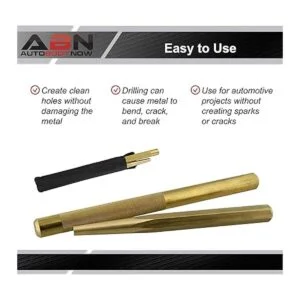 ABN Juego de perforadores de latón grande 2 piezas juego_5