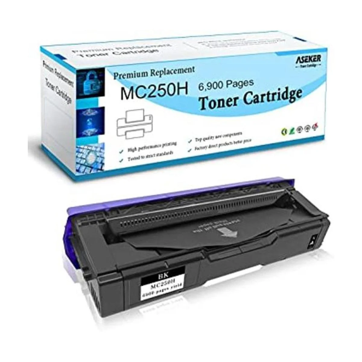 Aseker Cartucho de tóner compatible para impresora Ricoh M_1