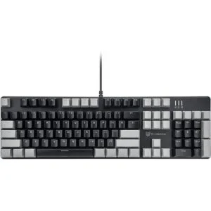 Merdia Teclado mecánico para juegos con interruptor negro_1