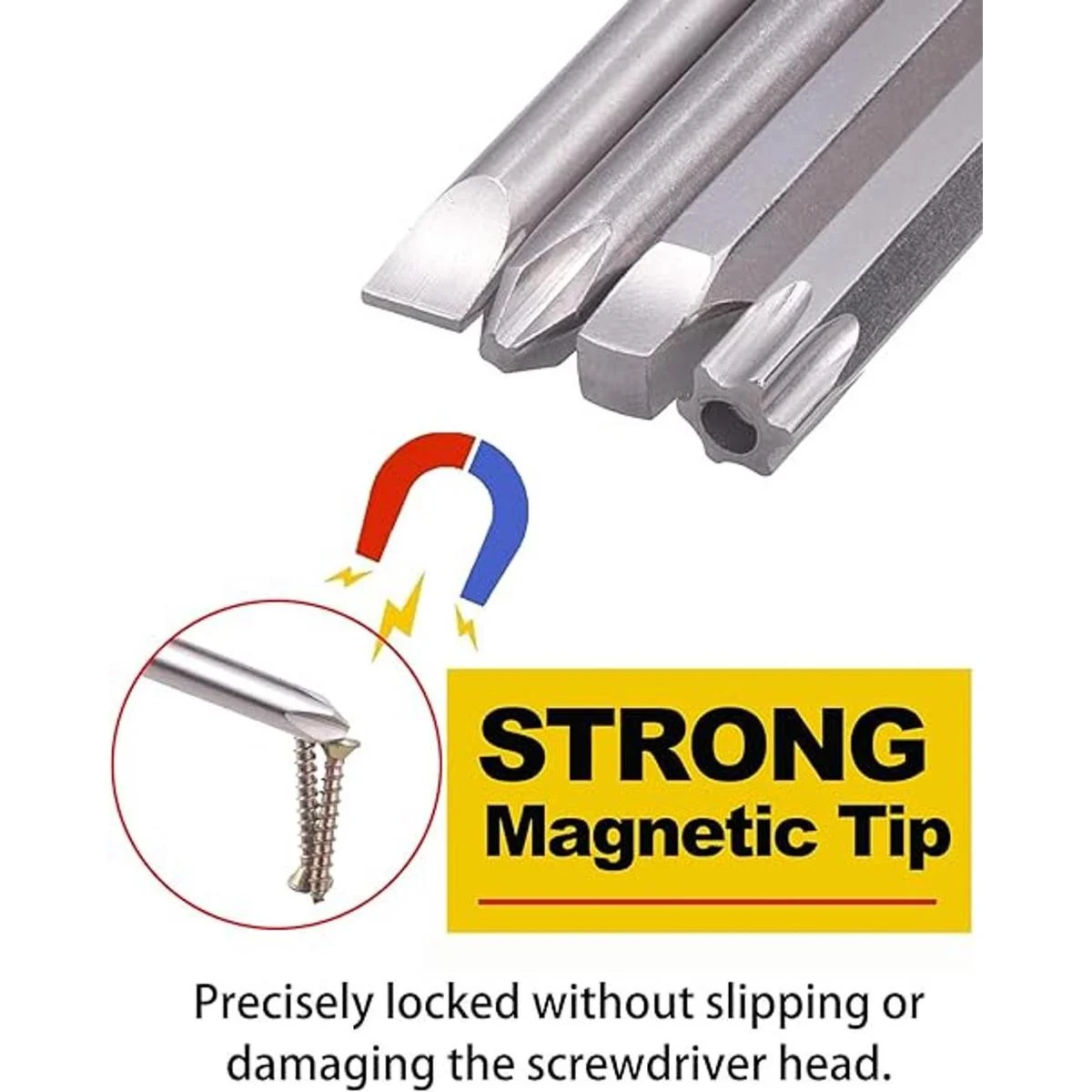 Rocaris Paquete de 30 puntas de destornillador magnéticas_4