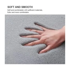 Rainlin Alfombra de piel sintética ultra suave y esponjosa_4