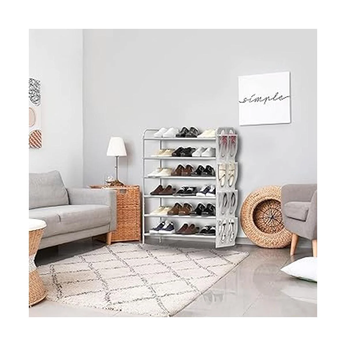 Simple Houseware Organizador de almacenamiento de zapatos_2