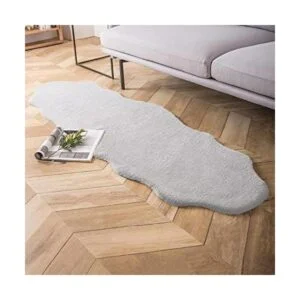 Rainlin Alfombra de piel sintética ultra suave y esponjosa_1