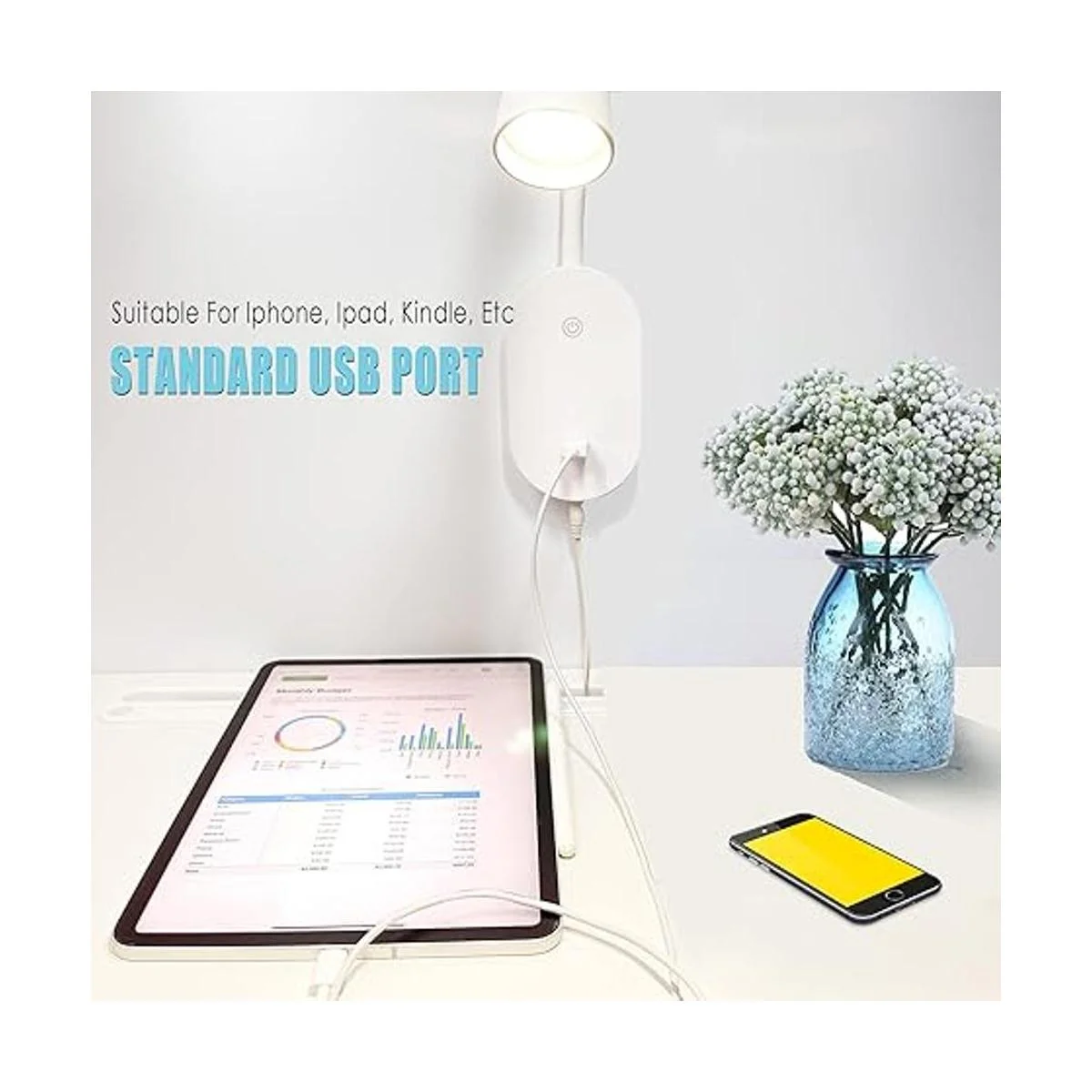 TOPMB Luz de lectura LED para montaje en pared lámpara de_2