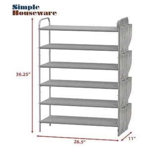 Simple Houseware Organizador de almacenamiento de zapatos_5