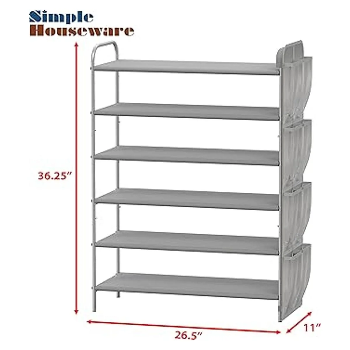 Simple Houseware Organizador de almacenamiento de zapatos_5