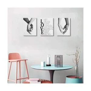 Arte de pared en lienzo para dormitorio decoración de_3