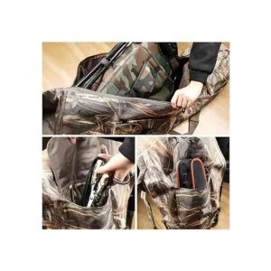 Allnice Bolsa organizadora de lona duradera para caña de_6