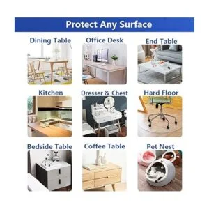 Cubierta de plástico de varios tamaños 28 x 54 pulgadas_6