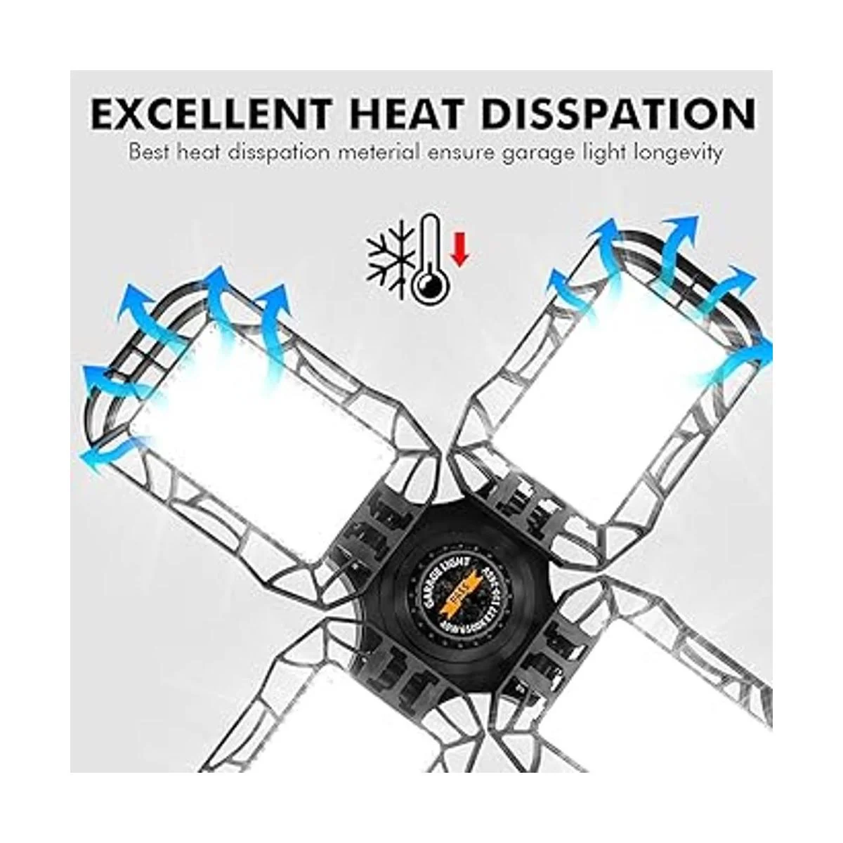 Paquete de 4 luces LED de garaje luz LED ultrabrillante_6