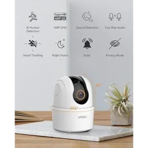 Imou Cámara de seguridad 2K para interiores de 2.4 GHz_2