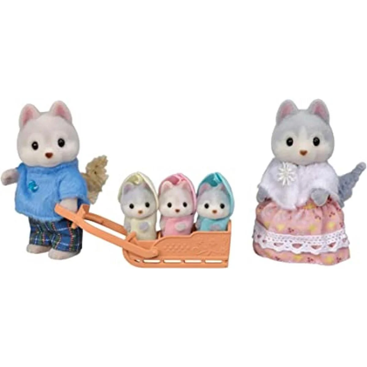Calico Critters Husky Family juego de 5 figuras_1