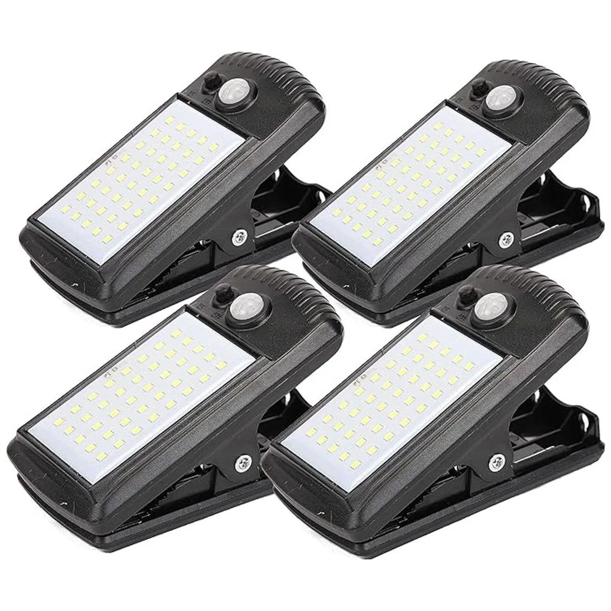 Paquete de 4 luces solares de seguridad con sensor de_1