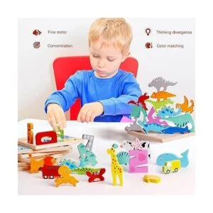 6 paquetes de vehículos con números de animales juguetes_2